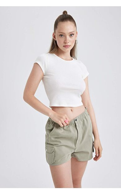 DeFacto DeFactoFit Coool Fitted Kısa Kollu Tişört B1628AX23HSWT32