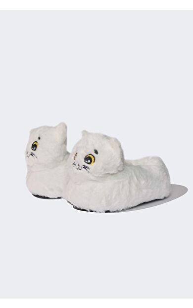 DeFacto Kadın Kedi Temalı Pelüş Paduf