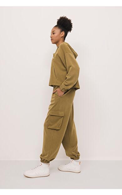 DeFacto Oversize Fit Modal Kargo Cepli Jogger Eşofman Altı