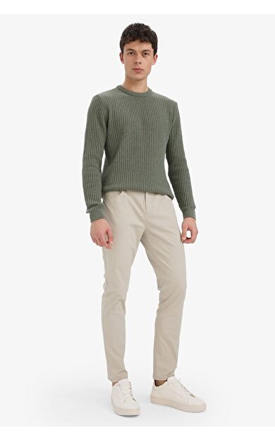 DeFacto Slim Fit Dar Kesim Dar Paça Pantolon B2089AX25AUBG766