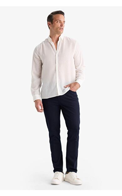 DeFacto Slim Fit Dar Kesim Dar Paça Pantolon B2089AX25AUNV91