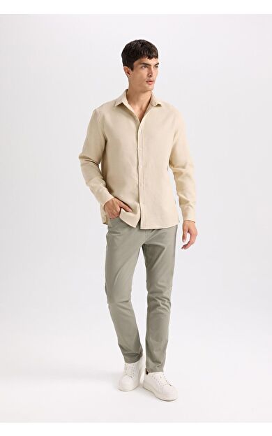 DeFacto Dar Paça Gabardin Chino Kanvas Pantolon B2089AX25SPKH454