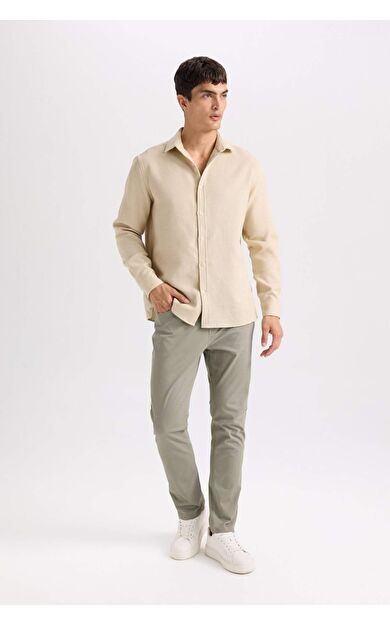 DeFacto Dar Paça Gabardin Chino Kanvas Pantolon B2089AX25SPKH454