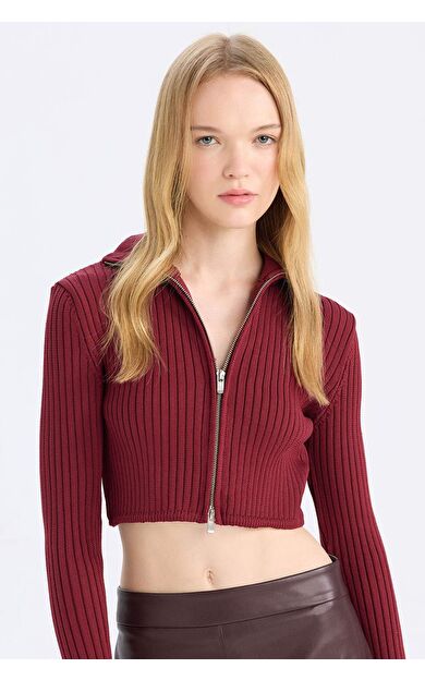 Coool Regular Fit Yarım Balıkçı Yaka Triko Hırka