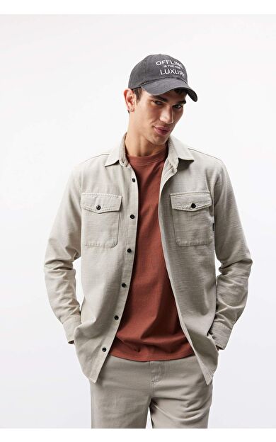 DeFacto Regular Fit Pamuklu Uzun Kollu Gömlek B2654AX25SPBG170