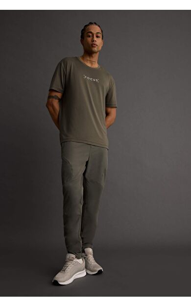 DeFactoFit Slim Fit Dar Kesim Çift Cepli Dokuma Jogger Eşofman Altı