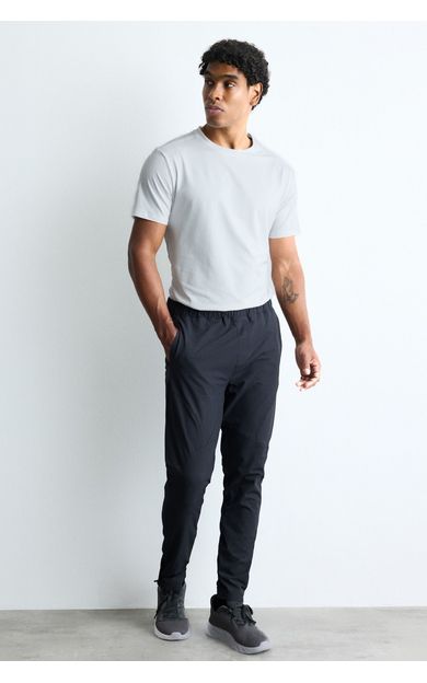DeFacto Slim Fit Dar Kesim Çift Cepli Fermuarlı Paça Dokuma Jogger