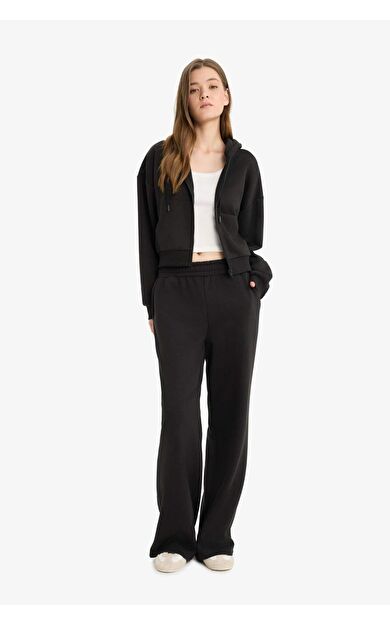 DeFacto Coool Wide Leg Pantolon B3345AX25WNBK81