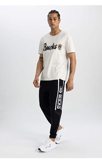 DeFacto DeFactoFit NBA Milwaukee Bucks Standart Fit Jogger