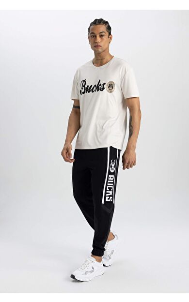 DeFacto DeFactoFit NBA Milwaukee Bucks Standart Fit Jogger