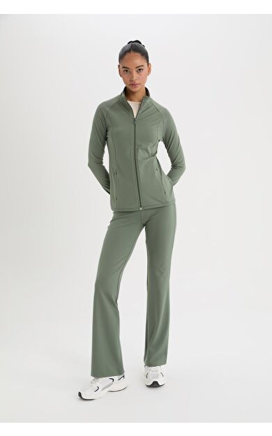 DeFacto DeFactoFit Flare Fit Eşofman Altı İspanyol Paça Standart Boy Basic Düz B3988AX25SPKH458