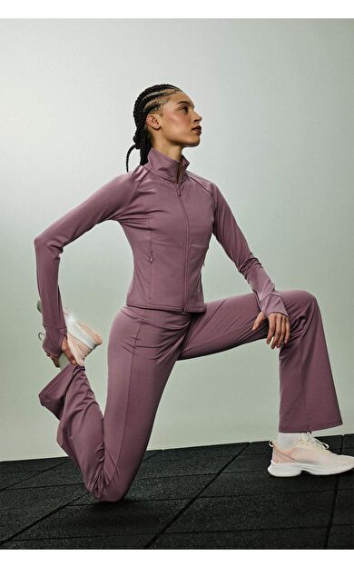 Flare Fit Toparlayıcı Yüksek Bel İspanyol Paça Soft Touch Sporcu Pantolon