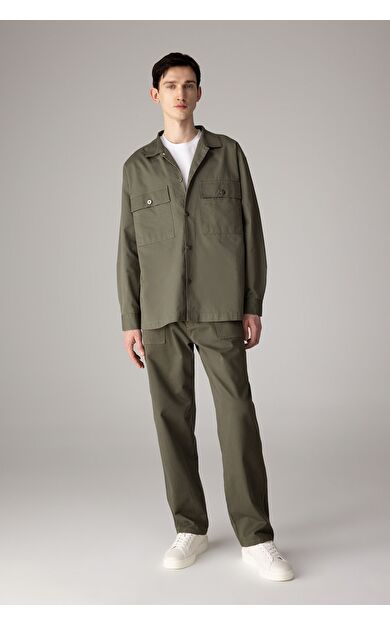 DeFacto Straight Fit Düz Paça Gabardin Pantolon B4089AX24SPKH489