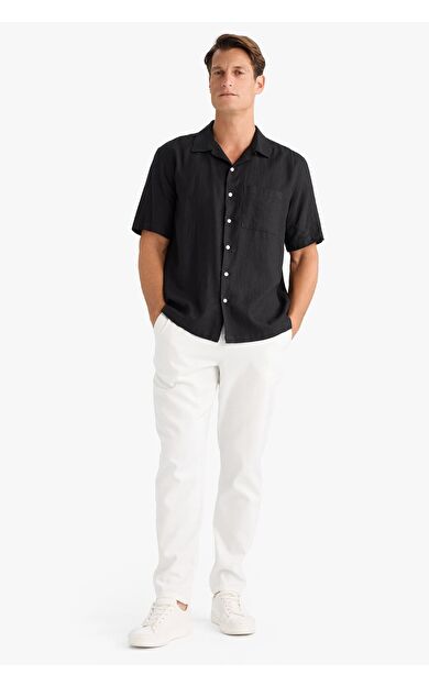 DeFacto Yazlık Jogger Pantolon Basic Düz Cepli Dar Paça B4091AX25SPWT33