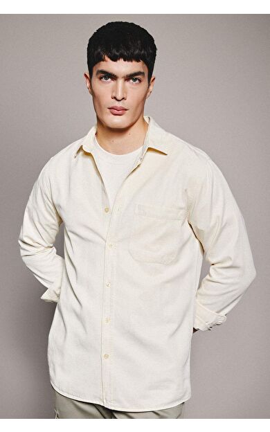 DeFacto Regular Fit Polo Yaka Uzun Kollu Gömlek B4140AX24SPBG650