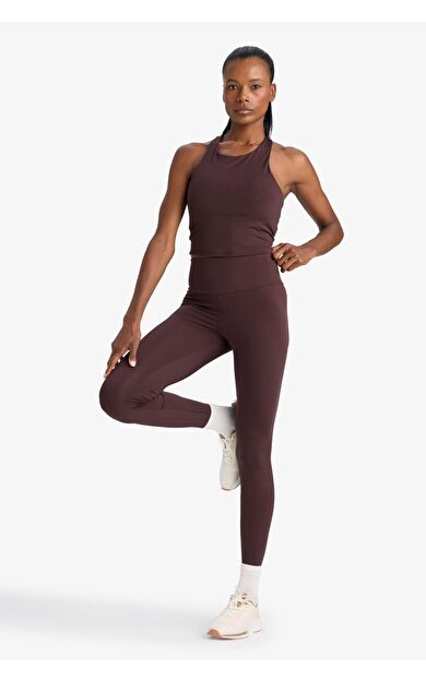 DeFacto DeFactoFit Toparlayıcı Yüksek Bel Esnek Kumaş Basic Sporcu Tayt
