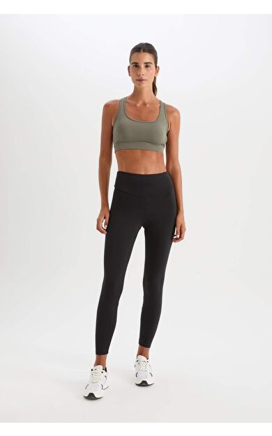 DeFactoFit Baskılı Beli Saran Sporcu Tayt B4147AX25SPBK81