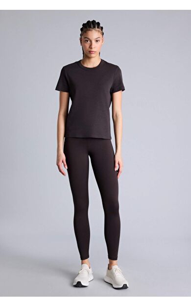 DeFacto Slogan Baskılı Beli Saran Sporcu Tayt