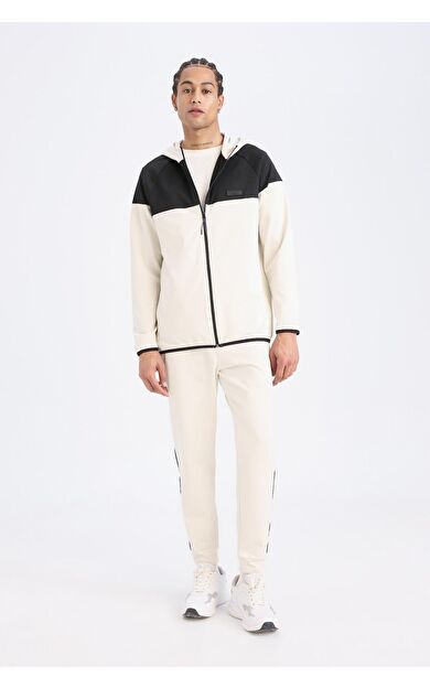 DeFacto DeFactoFit Standart Fit Jogger Eşofman Altı Skuba Dalgıç Kumaş Sporcu Beli Lastikli B4537AX25SPBG721