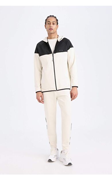 DeFacto DeFactoFit Standart Fit Jogger Eşofman Altı Skuba Dalgıç Kumaş Sporcu Beli Lastikli B4537AX25SPBG721