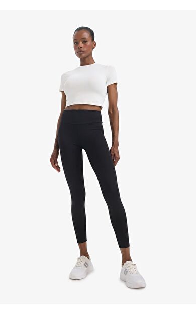 DeFacto DeFactoFit Beli Saran Sporcu Tayt B4590AX25SPBK81