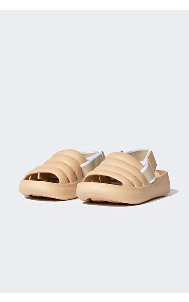 Kadın Cırt Cırtlı Yüksek Taban Terlik