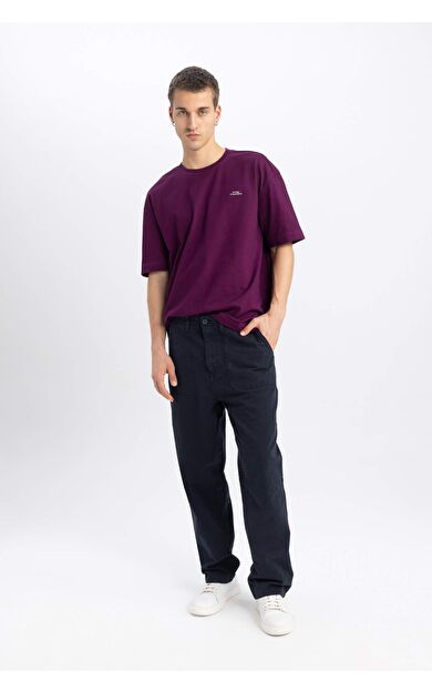 DeFacto Baggy Düz Paça Pantolon B4762AX24SPNV239