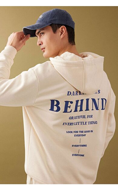 DeFacto Oversize Fit Kapüşonlu Sweatshirt B4805AX24SPER42