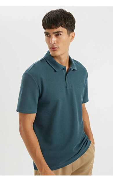 DeFacto New Regular Fit Polo Yaka Kısa Kollu Polo Tişört B4939AX24AUBE700