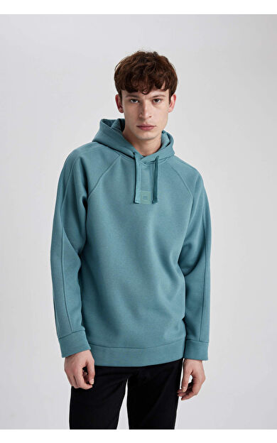 DeFacto Oversize Fit Kapüşonlu Sweatshirt