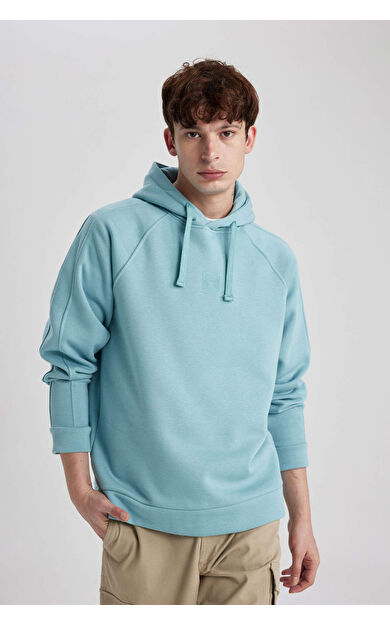 DeFacto Oversize Fit Kapüşonlu Sweatshirt