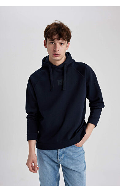 DeFacto Oversize Fit Kapüşonlu Sweatshirt