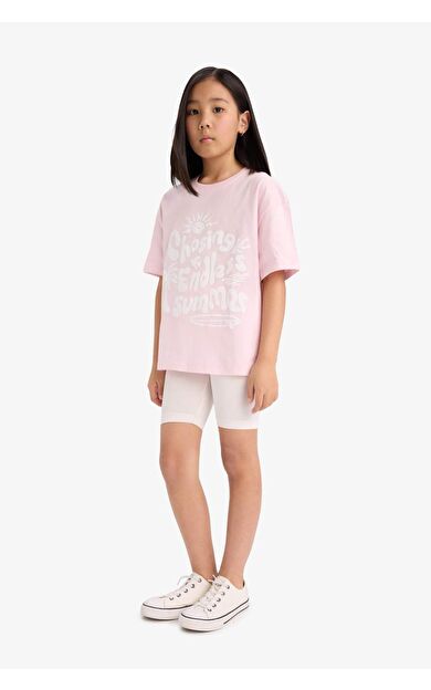 DeFacto Kız Çocuk Kısa Boy Tayt B5591A825SMER105