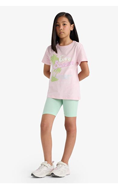 DeFacto Kız Çocuk Kısa Boy Tayt B5591A825SMGN240