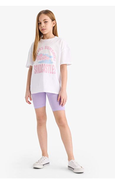 DeFacto Kız Çocuk Kısa Boy Tayt B5591A825SMPR251