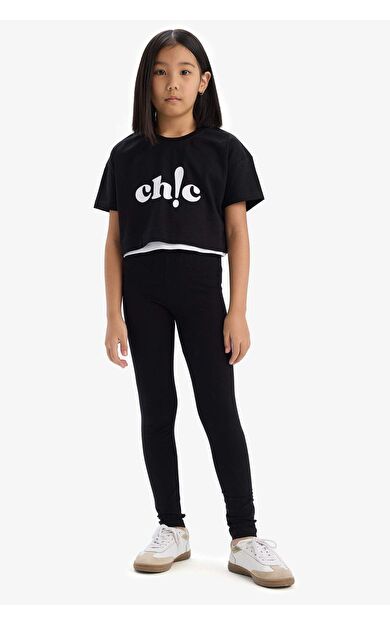 DeFacto Kız Çocuk Uzun Tayt B5654A825SMBK81