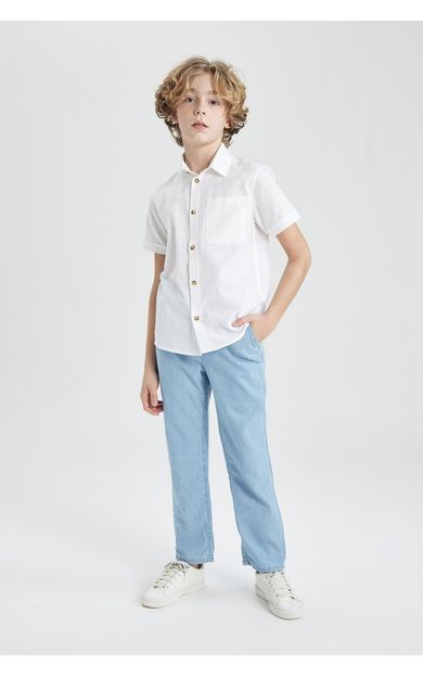 DeFacto Erkek Çocuk Straight Fit Düz Paça Jean Pantolon