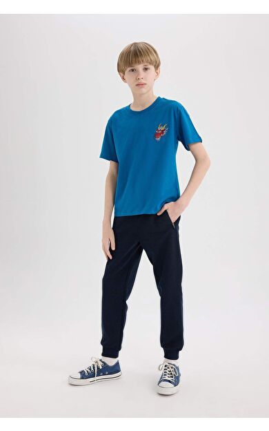 DeFacto Erkek Çocuk Beli Paçası Lastikli Pike Eşofman Altı B5755A825SPNV253