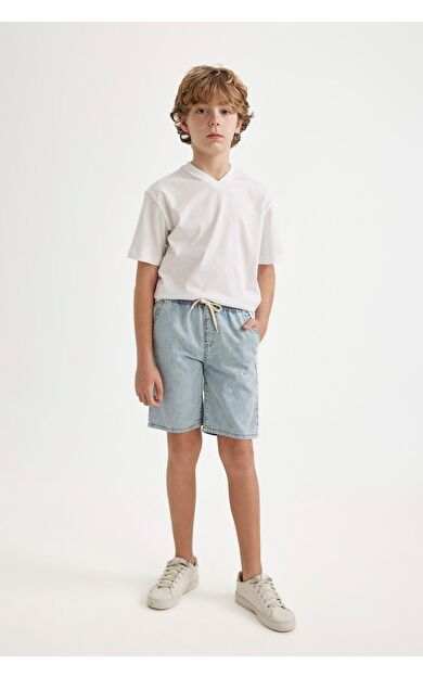 DeFacto Erkek Çocuk Jean Şort B5764A824SMNM39
