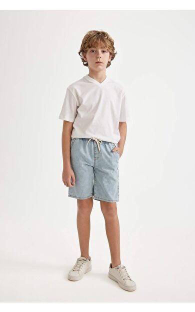 DeFacto Erkek Çocuk Jean Şort B5764A824SMNM39