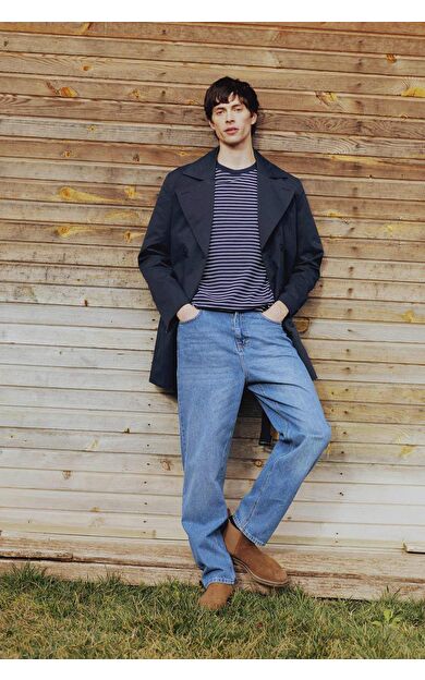 DeFacto Baggy Fit Geniş Paça Jean Pantolon B5783AX25SPNM28