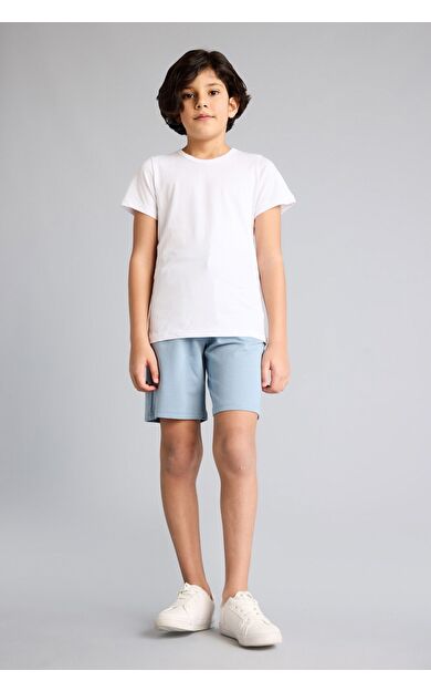DeFacto Regular Fıt Sweatshirt Kumaşı Şort Erkek Çocuk