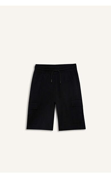 DeFacto Regular Fıt Sweatshirt Kumaşı Şort Erkek Çocuk