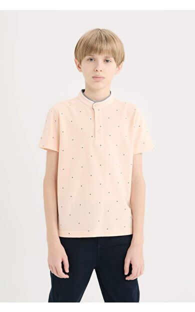 DeFacto Erkek Çocuk Hakim Yaka Pike Kısa Kollu Polo Tişört B5938A825SMPN434