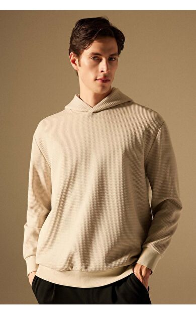 DeFacto Oversize Fit Kapüşonlu Kapitone Sweatshirt B6492AX24SPBG779