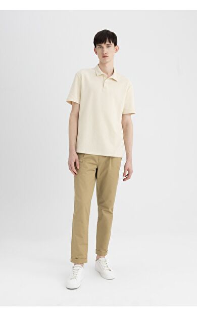 DeFacto Tapered Fit Twill Pantolon B6585AX24SPBG395