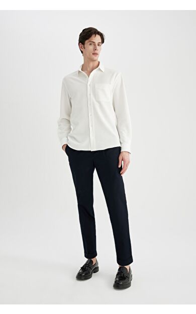 DeFacto Tapered Fit Twill Pantolon B6585AX24SPNV106