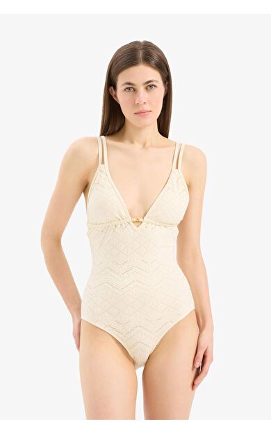 Fall in Love Regular Fit Nakışlı Brode Mayo