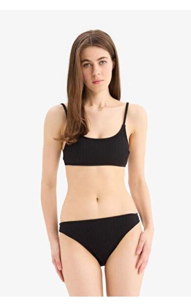 DeFacto Fall in Love Regular Fit Bürümcük Bikini Alt B6904AX25SMBK81