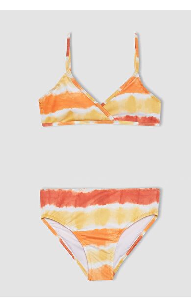 Kız Çocuk Desenli Bikini Takımı